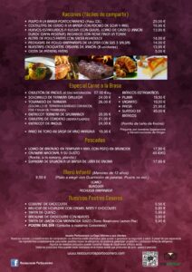 Carta Restaurante Portocarrero2